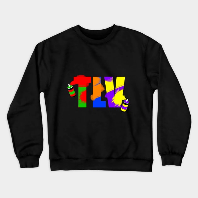 I Love Tel Aviv Crewneck Sweatshirt by Horisondesignz